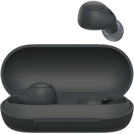 Casti Audio In Ear SONY WF-C700N, True Wireless, Noise Cancelling, Bluetooth, Microfon, Conexiune multipunct, Fast Pair, IPX4, Autonomie baterie 15 ore, Negru, 24 Luni Garantie (Produs NOU!) - imagine 2