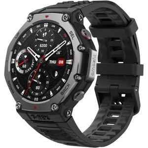 SmartWatch HONOR Watch 6, ROM-B09, Shadow Black, Black Fluoroelastomer Strap - imagine 2