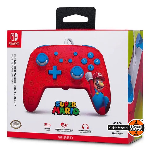 Controller Nintendo Switch, Mario Red & Blue Edition