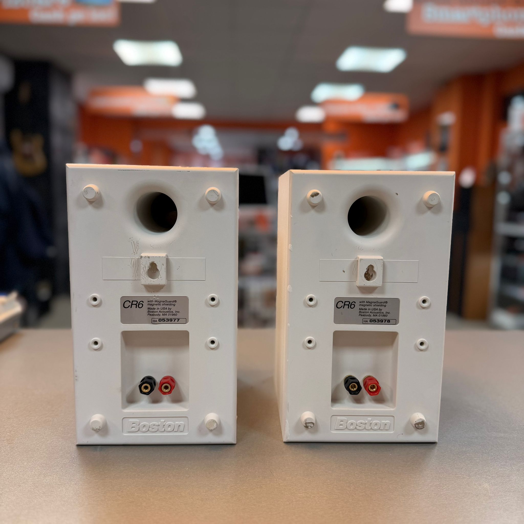 Set boxe 2.0 Boston CR6, 2 Canale, Putere RMS 15W, 8ohm, Alb - imagine 3