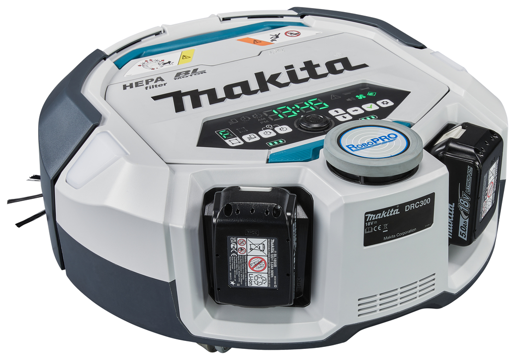 Robot Aspirator Makita DRC300Z, Filtru HEPA, BL Motor, 18V Lithium-Ion, Alb-Negru - imagine 4