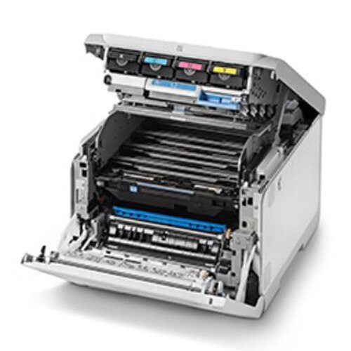Imprimanta LED Color OKI C650dn, A4, 35 ppm Color/Mono, Duplex Automat, Ethernet Gigabit, USB, NFC, White - imagine 2