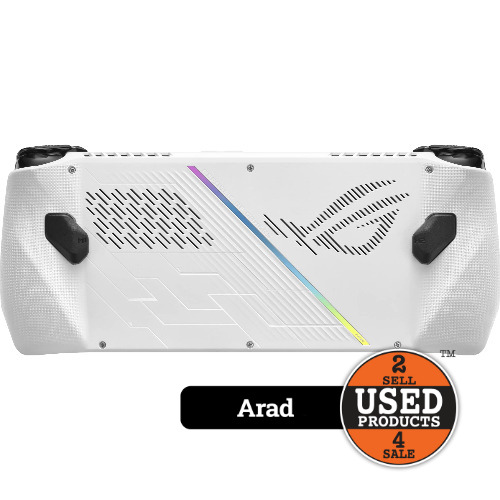 Consola portabila gaming ASUS ROG ALLY, RC71L-NH001W, AMD Ryzen Z1 Extreme, 16 Gb RAM LPDDR5, 512 Gb SSD, LCD 7inch, Full HD, White - imagine 4