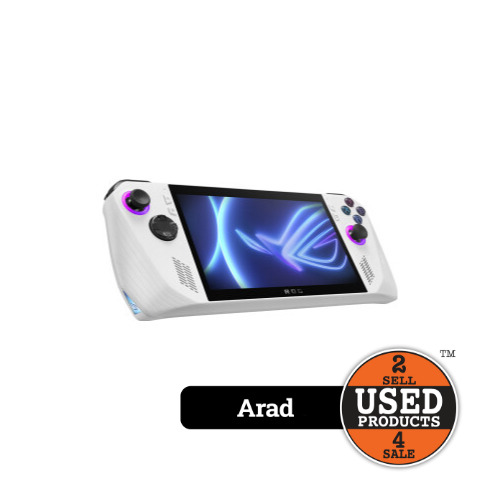 Consola portabila gaming ASUS ROG ALLY, RC71L-NH001W, AMD Ryzen Z1 Extreme, 16 Gb RAM LPDDR5, 512 Gb SSD, LCD 7inch, Full HD, White - imagine 2