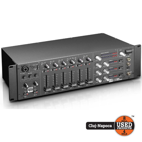 Consola Mixer Stereo LD Systems, Model Zone624, 4-Zone, 20 - 40000 Hz, 25W - imagine 2