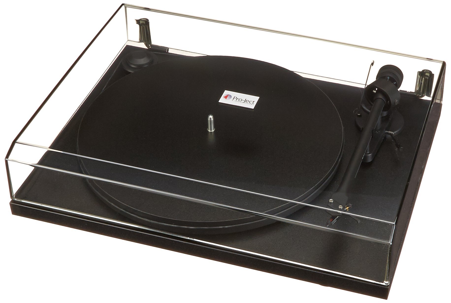 Pick-up Pro-Ject Essential II Phono USB, 33 1/3 RPM, 45 RPM, Doza Ortofon OM5e, Preamp Phono Integrat, Belt Drive, RCA, Port USB, Negru - imagine 4