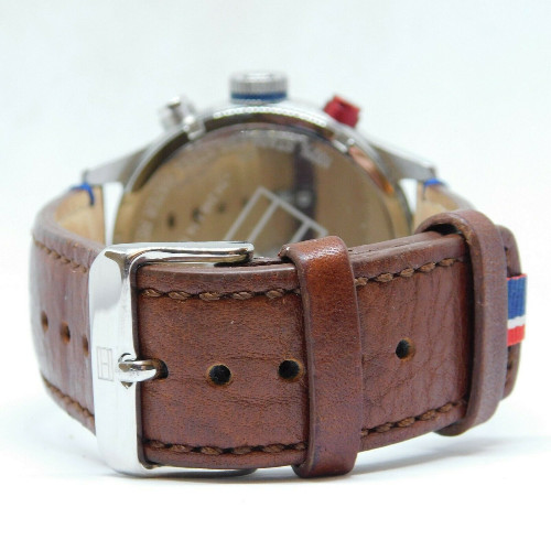 Ceas Barbatesc Tommy Hilfiger TH.248.1.14.1685, 46mm, Quartz, Stainless Steel, Curea Piele - imagine 2
