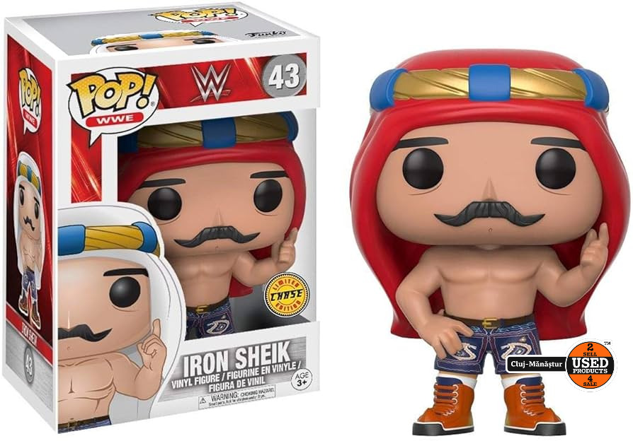Figurina de vinil Funko POP! WWE Iron Sheik 43