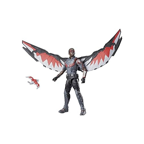 Figurina de actiune Tamashii Nations Bandai Spirits S.H.Figuarts The Falcon and the Winter Soldier Falcon, 15 cm, Multicolor - imagine 2