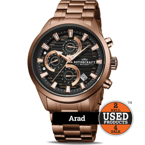Ceas Rotocraft Runway RC4202 Chrono ,Quartz,44mm WR 3ATM