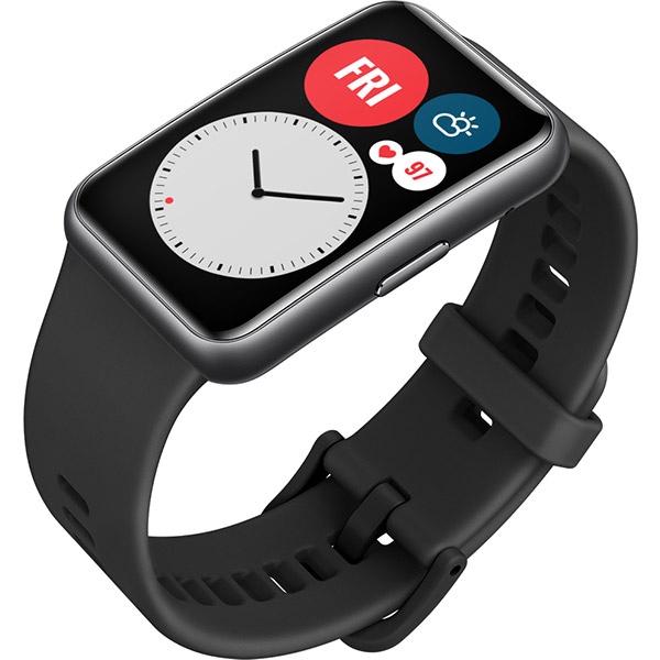 Smartwatch Huawei Fit TIA-B09, Bluetooth, Android/iOS, Functii Sport, Graphite Black - imagine 3