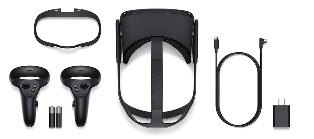 Casca VR All-In-One Oculus Quest 1, 128 Gb, Black - imagine 2