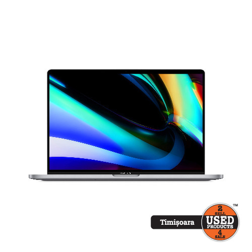 Apple MacBook PRO 16 2019 A2141, i7 2.6 GHz, 16 Gb RAM DDR4, SSD 500 Gb, AMD Radeon PRO 5300M 4 Gb, Touch Bar, Silver - imagine 2