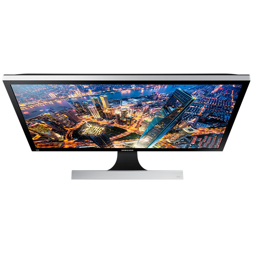 Monitor LED Samsung U28E590D, 28 inch 4K UHD (3840x2160), 1ms, 60 Hz, AMD FreeSync, DisplayPort, 2x HDMI, Negru / Argintiu - imagine 2