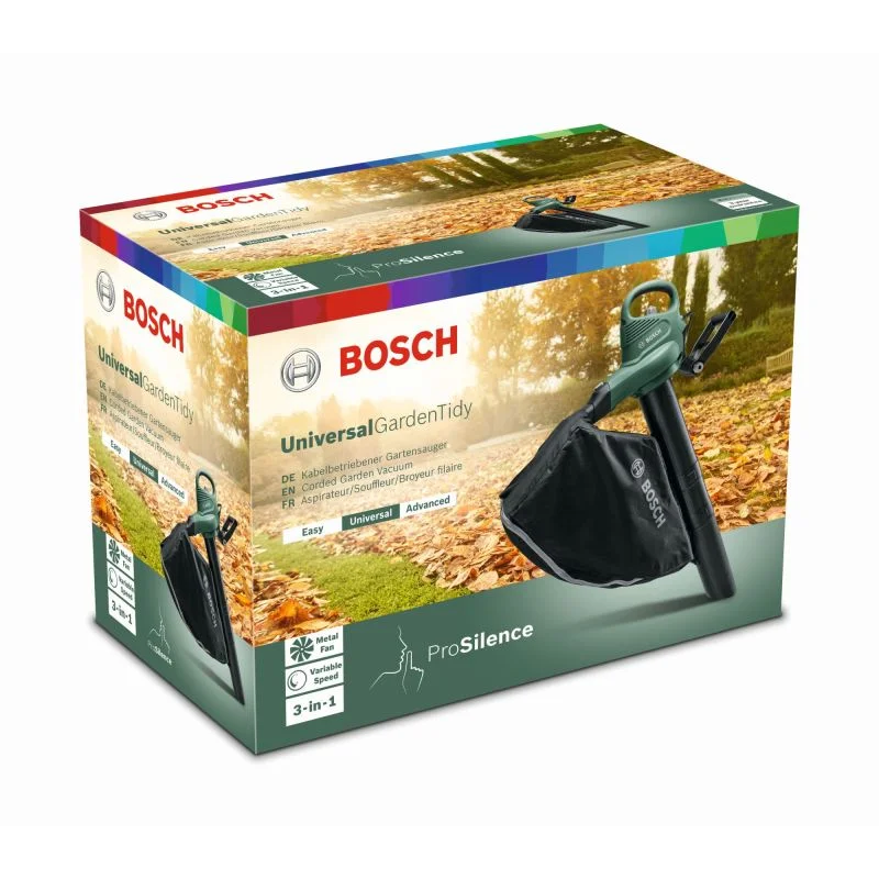 Suflanta / aspirator frunze Bosch Tidy, 1800 W, sac 45 l