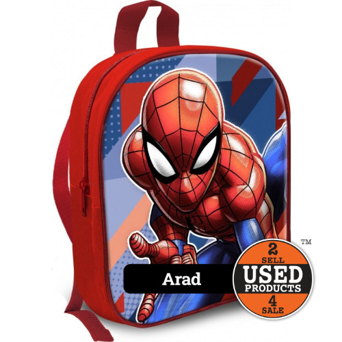 Ghiozdan copii Spider-Man – Dimensiune 29 cm, Material PVC si poliester