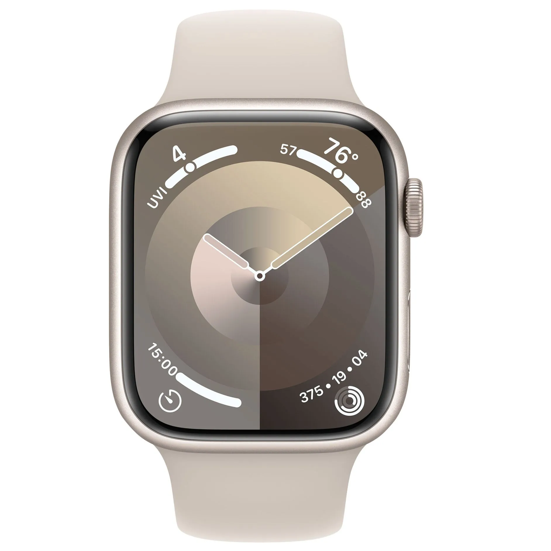 Apple Watch Series 8 45 mm A2775, GPS, Cellular, Starlight Aluminium, Starlight Sport Band (83%) - imagine 2