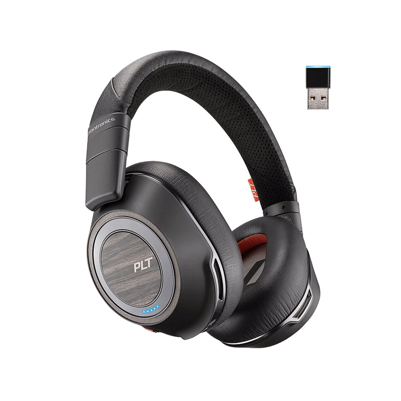 Casti Bluetooth Plantronics Voyager 8200 UC, B8200 USB-C, Black - imagine 2
