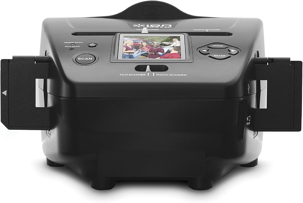 Film Scanner ION PICS 2 SD 3 in 1, Foto, Display LCD, USB, SD Card, Negru