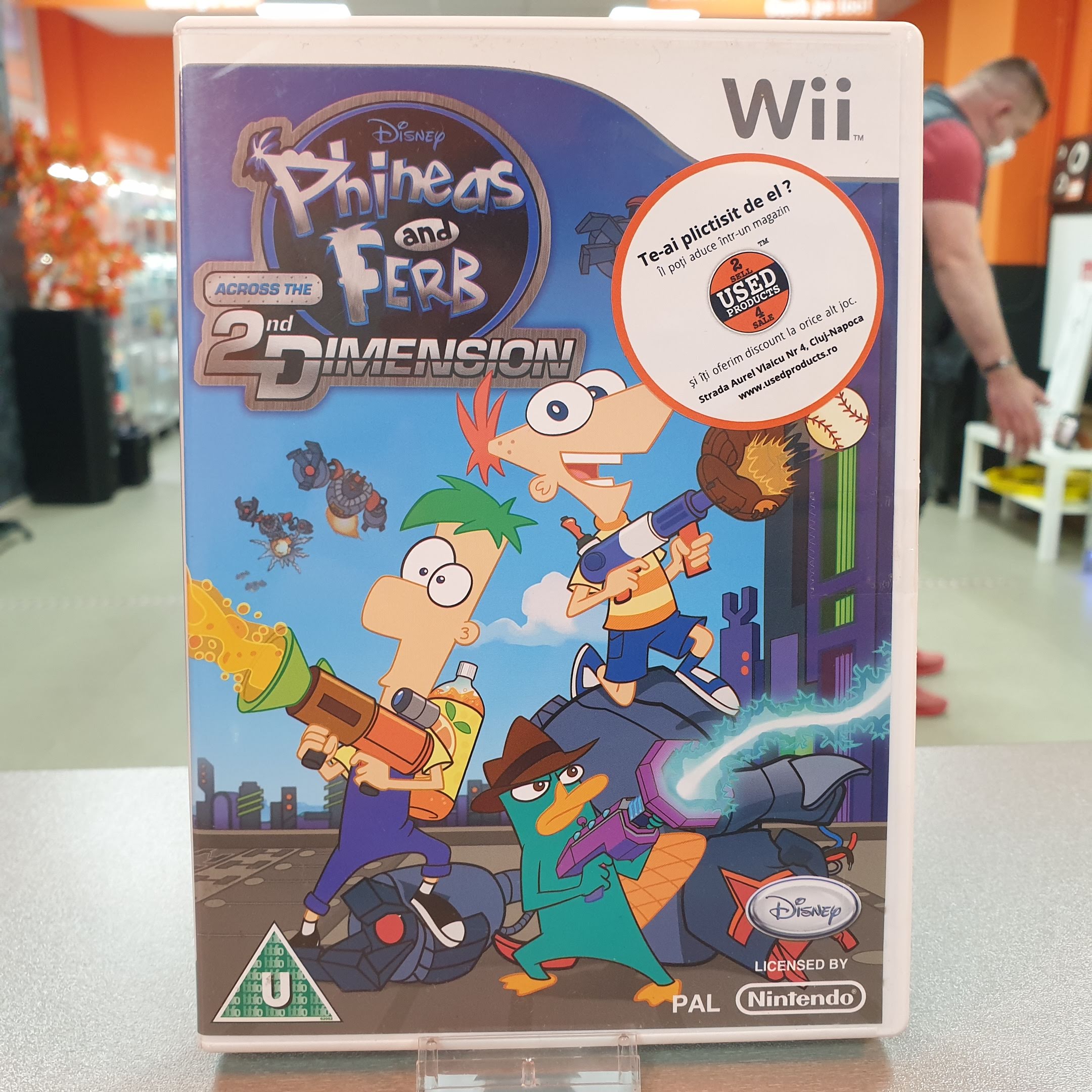 Phineas And Ferb Across The 2nd Dimension - Joc Nintendo WII