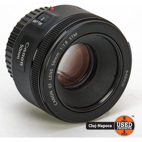 Obiectiv foto Canon EF 50mm 1:1.8 STM - imagine 2