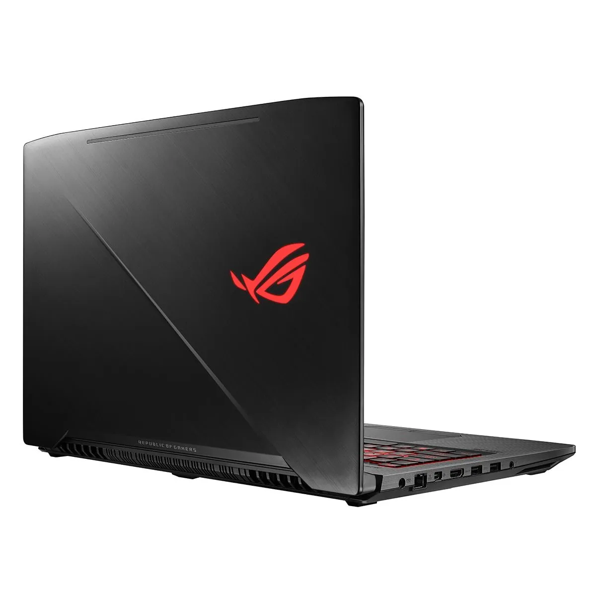 Laptop Gaming ASUS ROG Strix GL503V, Display 15.6 inch FHD, Intel Core i7-7700HQ 2.8 GHz, 12 Gb RAM DDR4, HDD 1 Tb, SSD 256 Gb, nVidia GeForce GTX 1050 4 Gb, USB-C, Ethernet, Mini Display Port, HDMI, Jack 3.5mm, Black Metal - imagine 2
