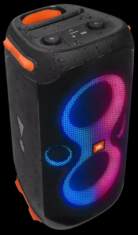 Sistem audio portabil JBL Partybox 110, 160W, Original Pro Sound, Dynamic light, Bluetooth, USB, Baterie 12H, IPX4, Negru