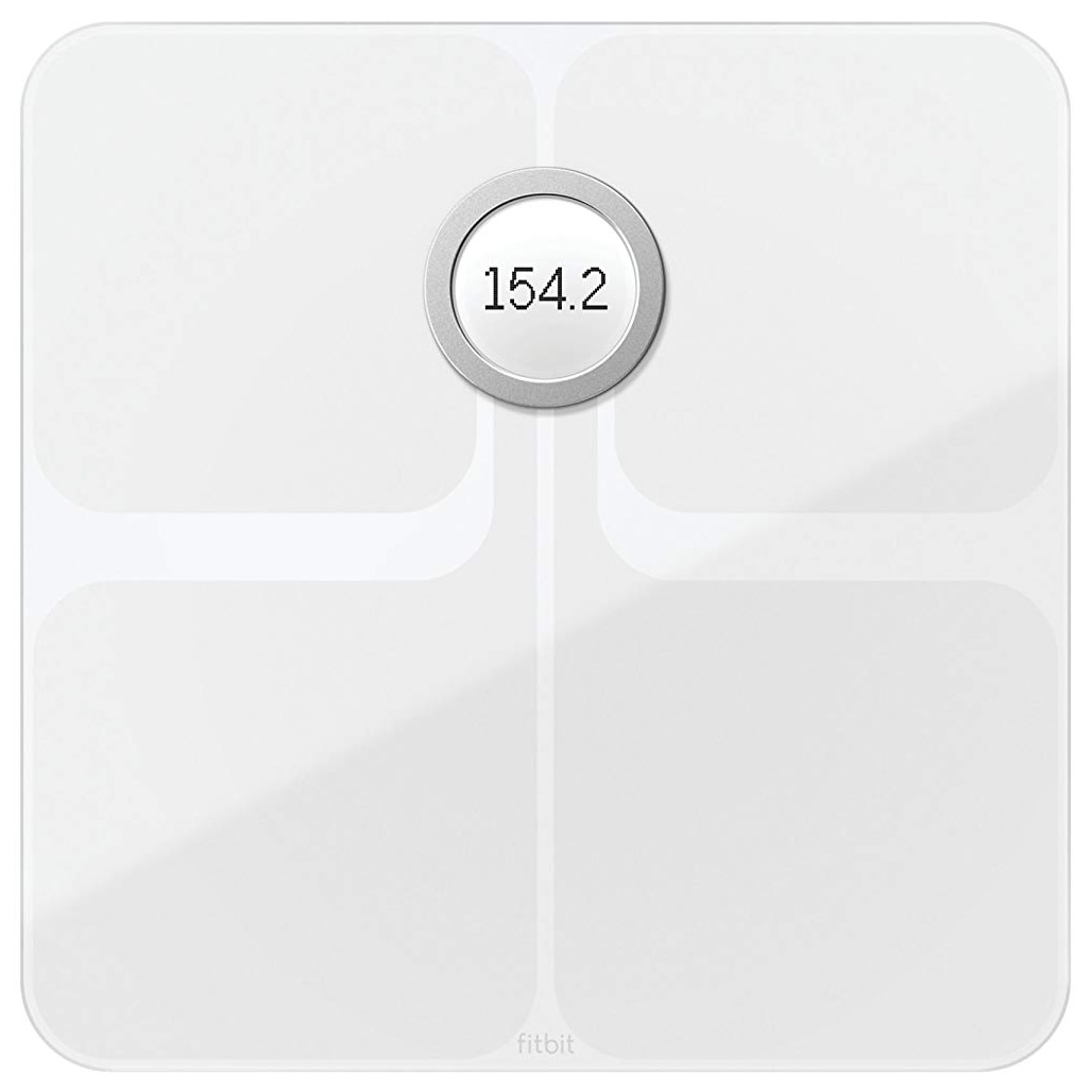 Cantar Inteligent Fitbit Aria 2, 180 kg, Alb