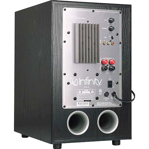 Sistem boxe Infinity Primus Theater Pack, 5.1, Subwoofer activ PS-8, Black - imagine 5