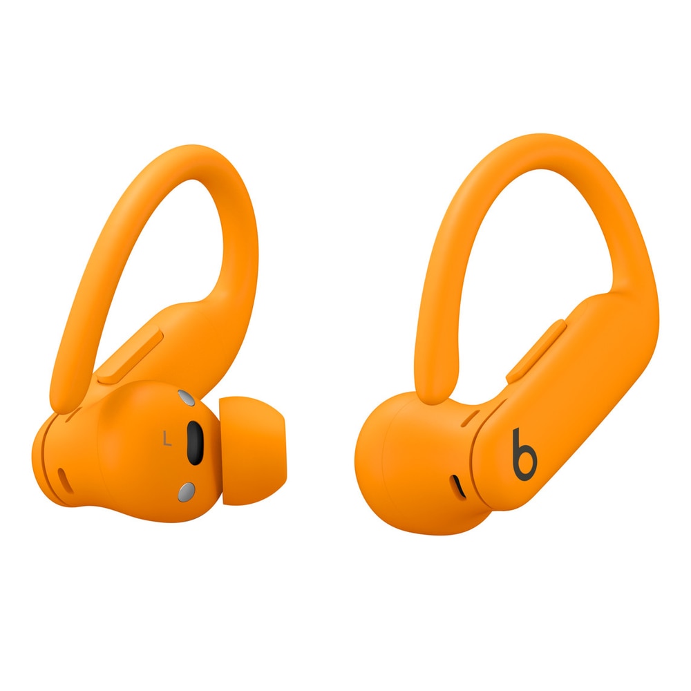 Casti wireless Beats Powerbeats Pro 2, Model A3160, Cu monitorizare ritm cardiac, ANC, Autonomie 45 ore, Rezistente la apa, Portocaliu - imagine 2