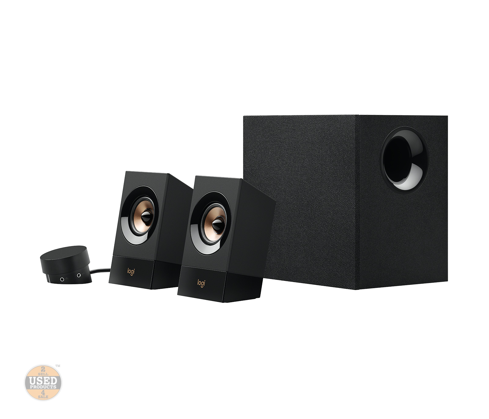 Sistem audio 2.1 Logitech Z533, 60W RMS, Jack 3.5mm, RCA, Negru - imagine 2