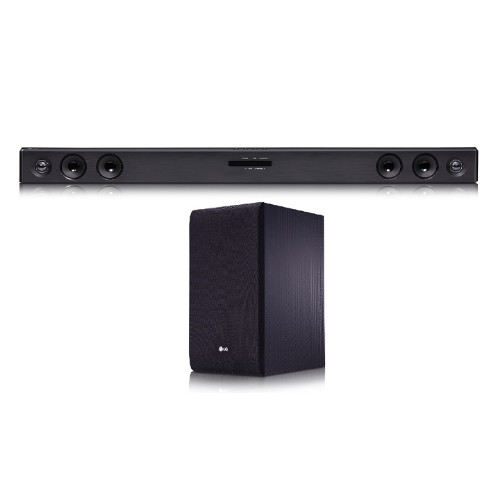 Soundbar 2.1 LG SJ3, Bluetooth, 300 W, Subwoofer Wireless, Black - imagine 3