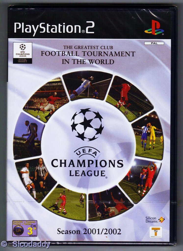 UEFA Champions League: Season 2001/2002 - Joc PS2 (coperta printata)