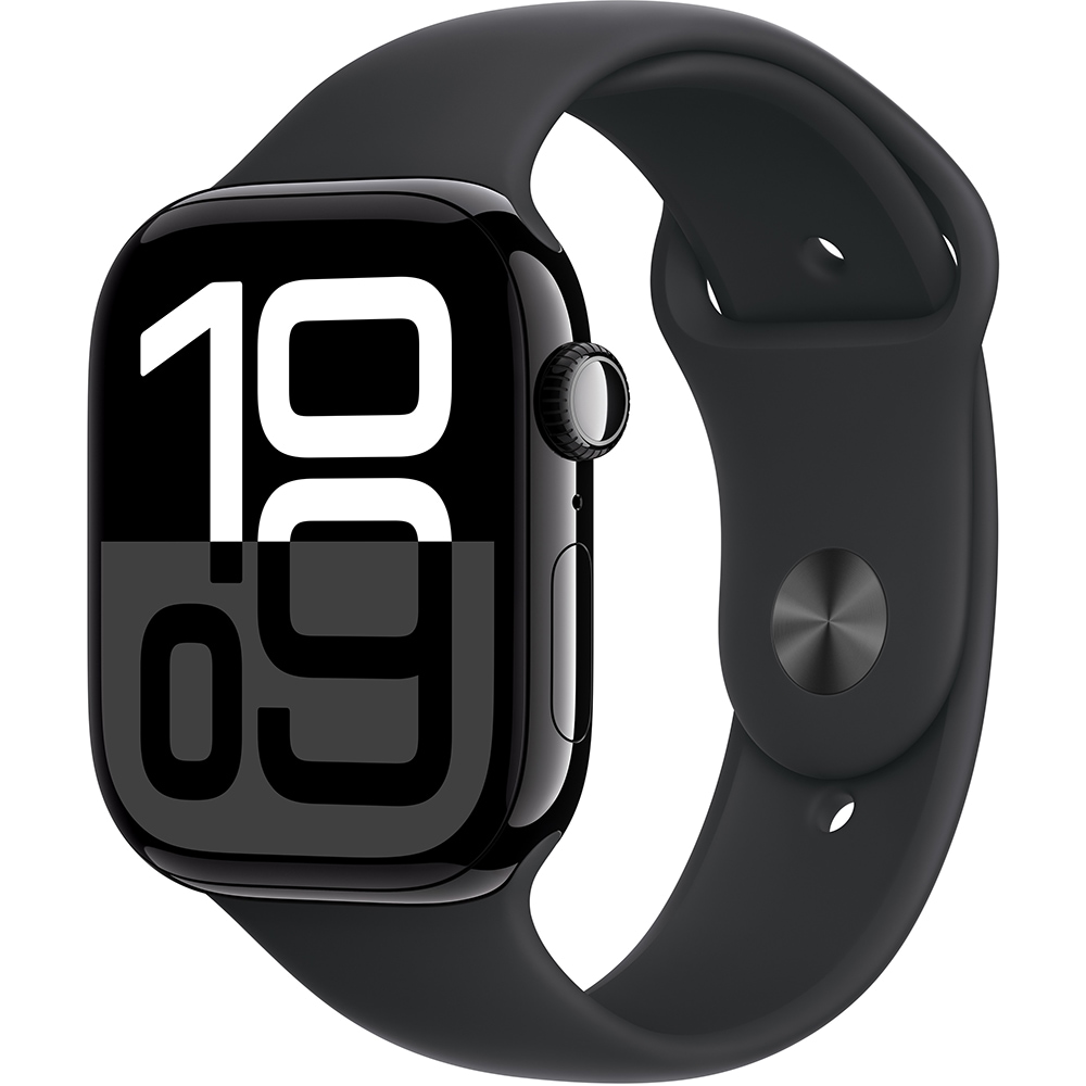 Apple Watch Series 10 46 mm A3003, GPS + Cellular, Jet Black - imagine 2