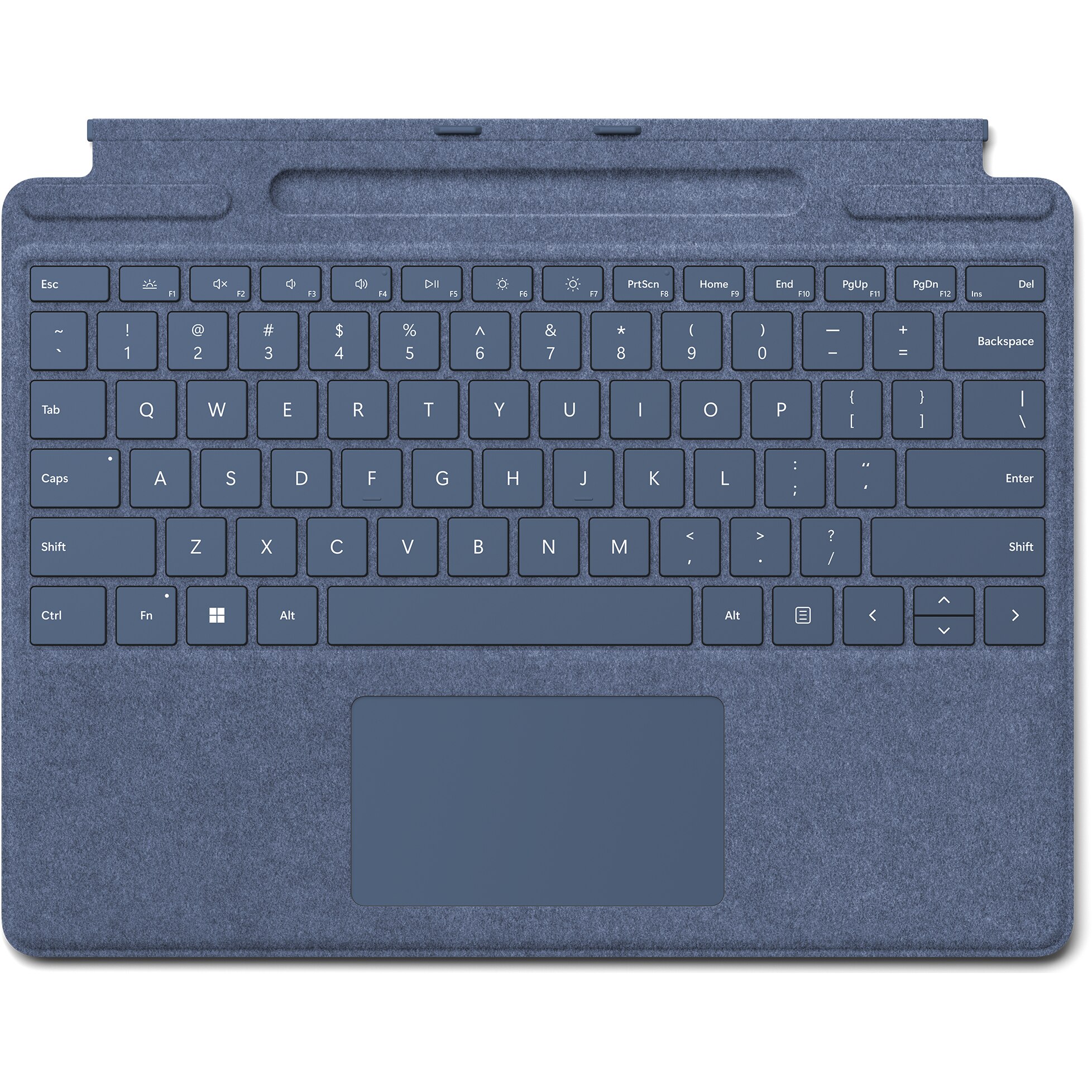 Tableta Microsoft Surface PRO 7 1866, 12.3 inch, Intel Core-i7 1065G7, 16 Gb RAM 3700 MHz, SSD 512 Gb, Intel Iris Plus Graphics, Wi-Fi 6, USB-C, QWERTZ, Tastatura Albastra - imagine 2