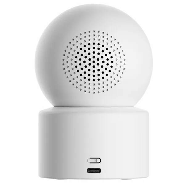 Camera de supraveghere Xiaomi Smart Camera C201, 2MP, Full HD (1920 x 1080), Detectare persoane, Monitorizare panoramica 360 grade, Difuzor, Night vision, Wi-Fi 6, Control vocal, Alb - imagine 3