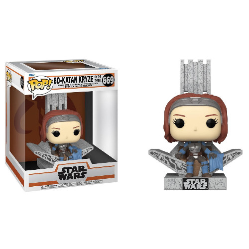 Figurina de vinil Funko POP! Star Wars Bo-Katan Kryze On The Throne 669 - imagine 2