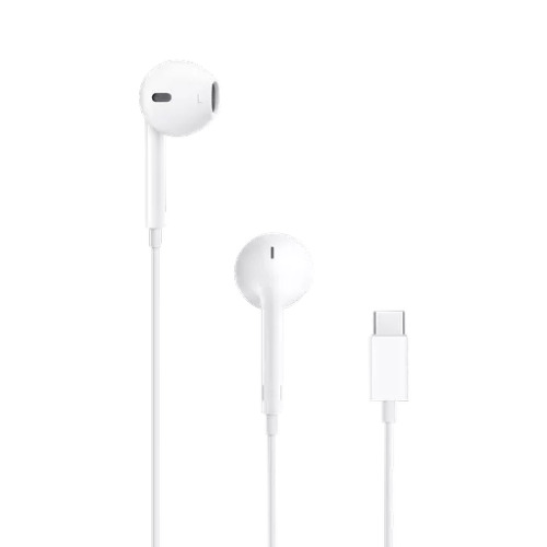 Casti Apple EarPods, USB-C, A3046, White - imagine 2