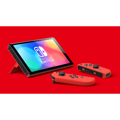 Consola Nintendo Switch OLED Mario Red Edition - imagine 2