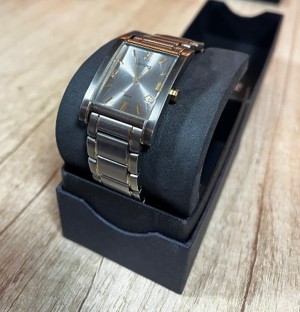 Ceas barbatesc Orient UNBT-B0-CS, Quartz, Titanium, Rectangular, Data, 50m, Silver - imagine 2