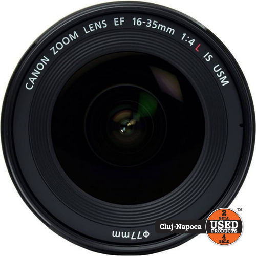 Obiectiv foto DSLR CANON EF 16-35mm, 1:4 L IS STM, Full frame, Parasolar, 615 g - imagine 3