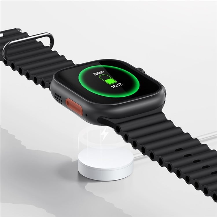 Smartwatch USAMS AT03, Bluetooth, Negru - imagine 4