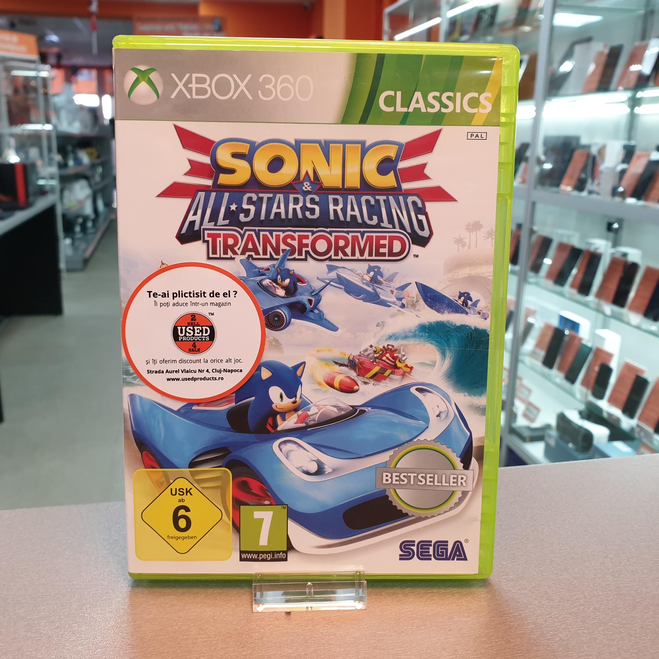 Sonic & All-Stars Racing Transformed - Joc Xbox 360