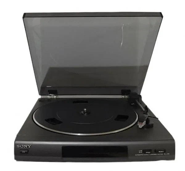 Pick-up Sony PS-LX66, Stereo, Belt Drive, Servo Control, 33/45 RPM, Negru