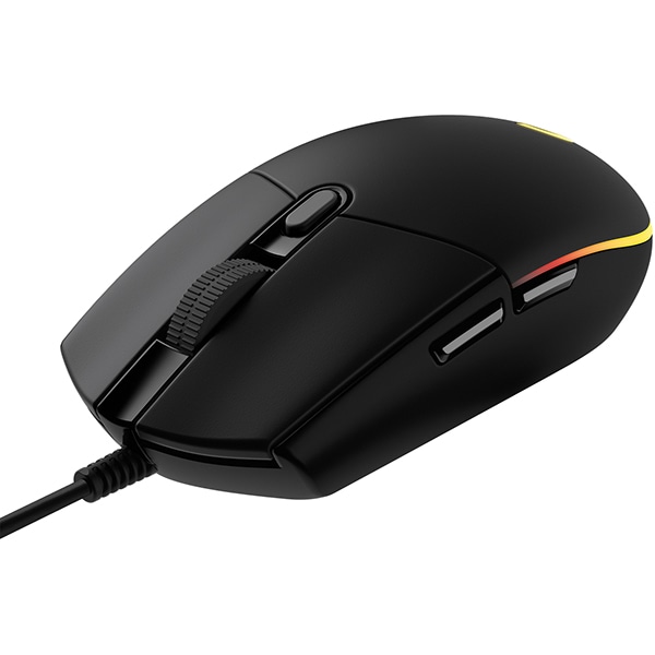 Mouse Gaming cu Fir Logitech G102 Lightsync, 8000 DPI, RGB, Negru