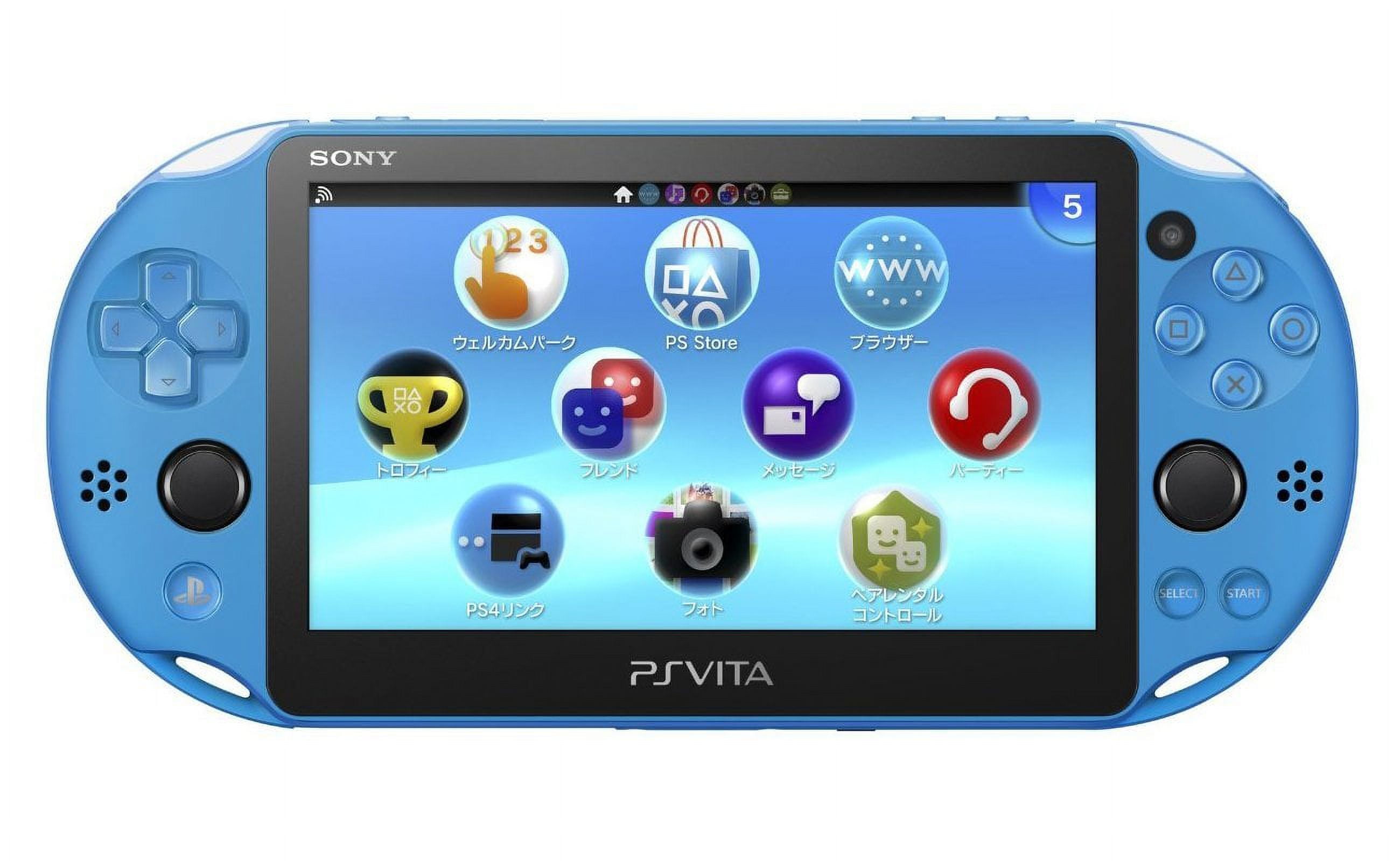 Consola SONY PlayStation Vita Slim PCH-2000, Wi-Fi, LCD, Touchscreen, Bluetooth , Aqua Blue