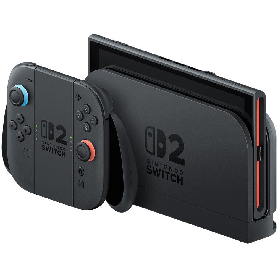 Consola Nintendo Switch 2, Display 7.9 inch, 120Hz, Wi-Fi 6, USB-C, Blue/Light Red JoyCon + Joc Mario Kart World(Cod) - imagine 4
