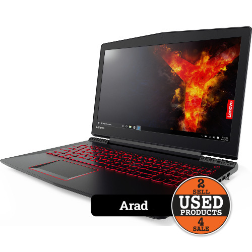 Laptop Lenovo Legion Y520-15IKBN, Display 15.6 inch FHD, Intel Core i5-7300HQ, 8 Gb RAM DDR4, HDD 1 Tb, nVidia GeForce GTX 1050 4 Gb, USB-C, HDMI, Ethernet, SD Card Reader