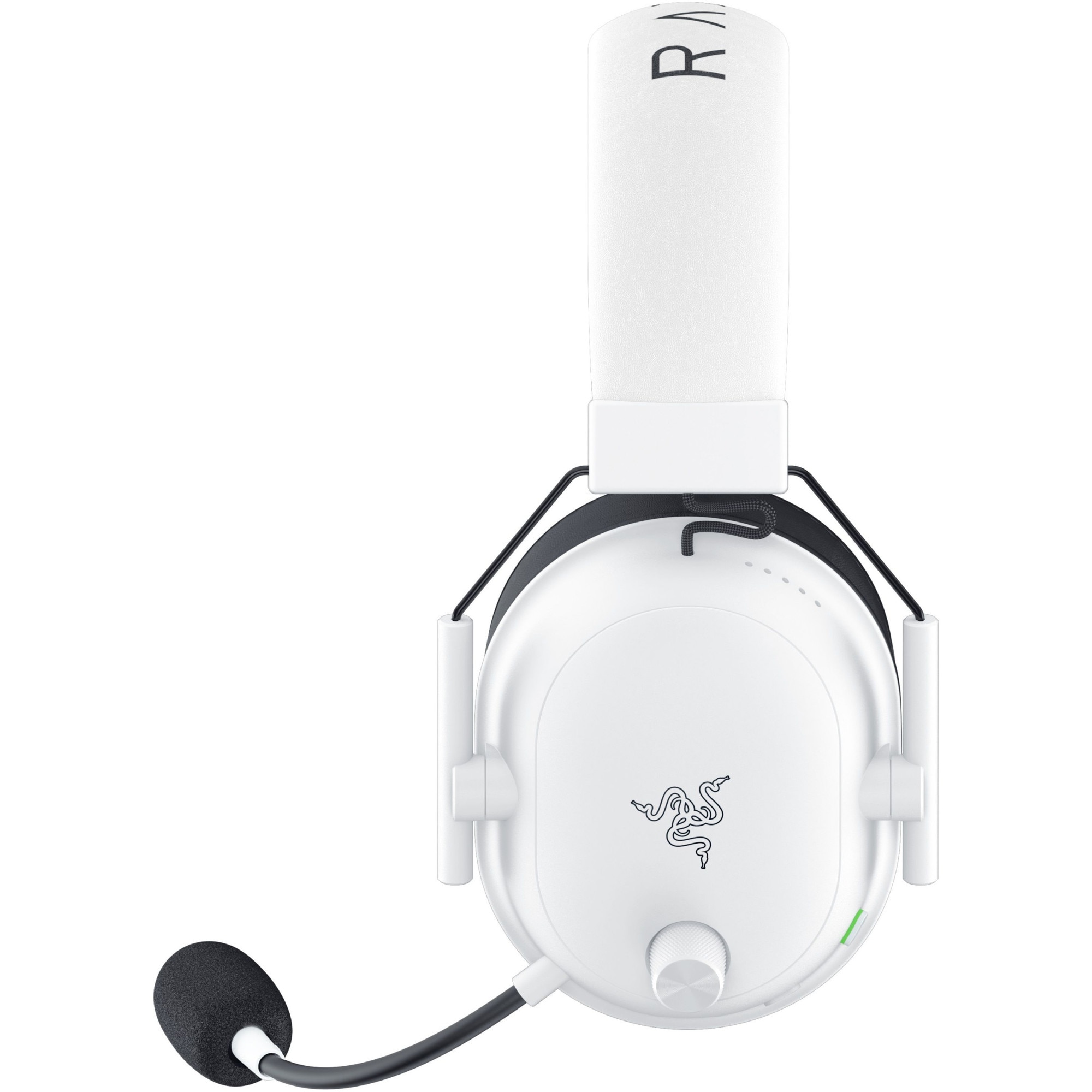 Casti Gaming Wireless Razer Blackshark V2 HyperSpeed, Surround 7.1, Sensibilitate 100 dB, Autonomie baterie pana la 70 ore, Izolare fonica pasiva, Alb - imagine 2