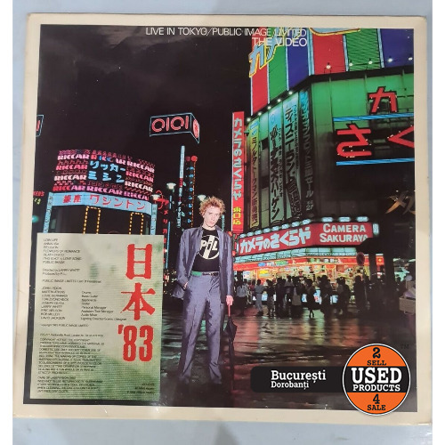 Live In Tokio Public Image Limited - Videodisc